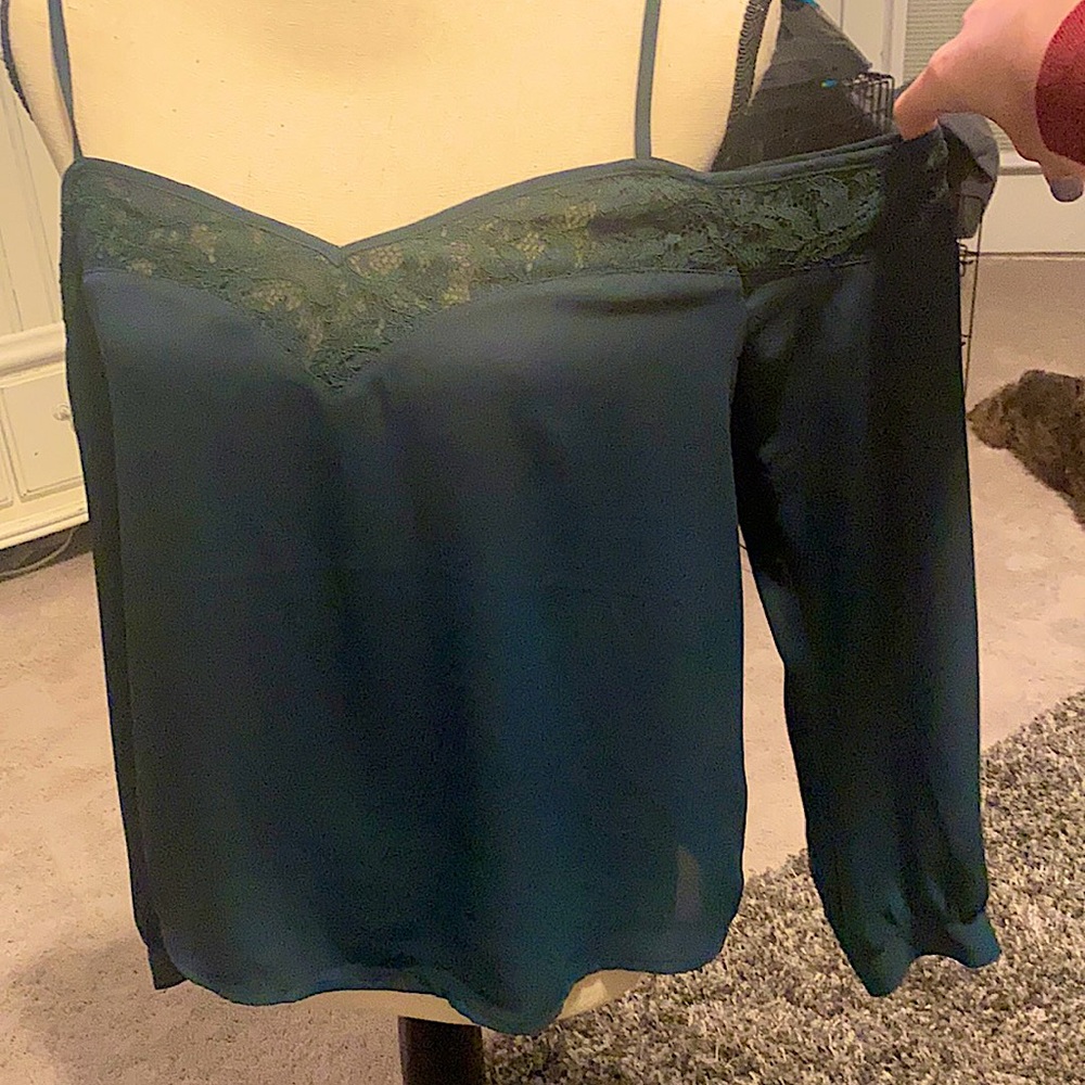 Gorgeous emerald green cold shoulder long sleeve top